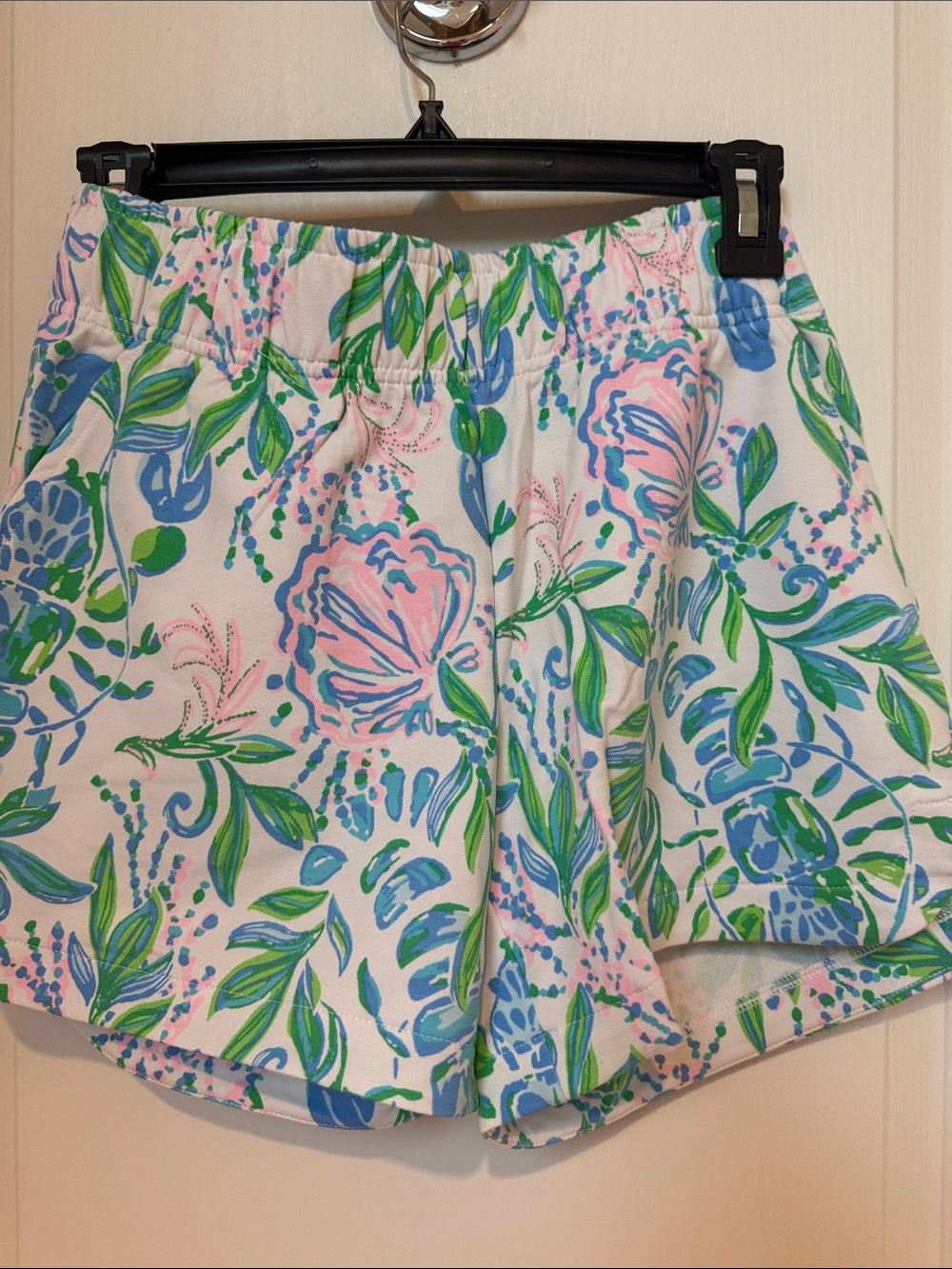 Lilly Pulitzer Pink, Blue & Green Floral Athletic Shorts
